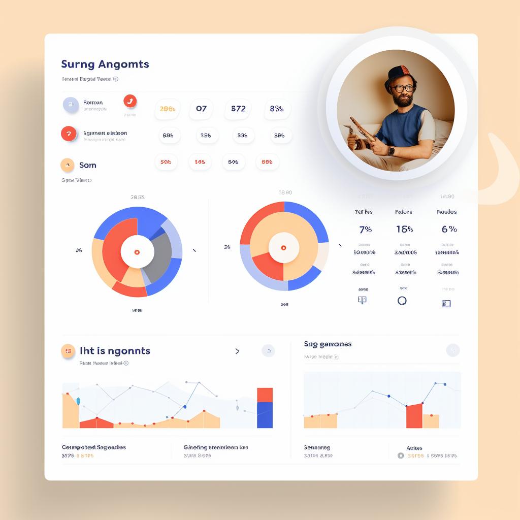 An Instagram insights screenshot showing user demographics and active hours