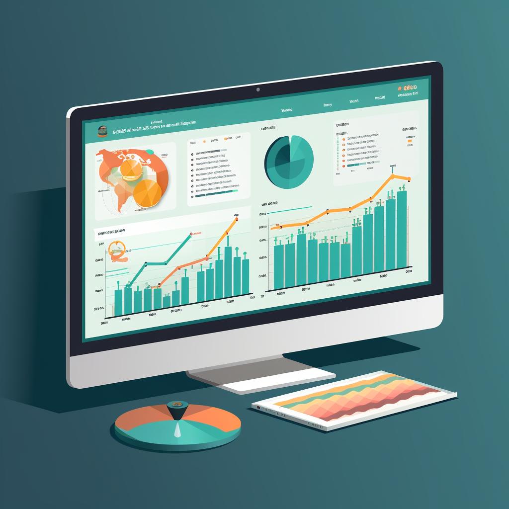 A chart showing the correlation between SEO strategies and website traffic